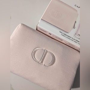 Dior Pink Cosmetic Bag